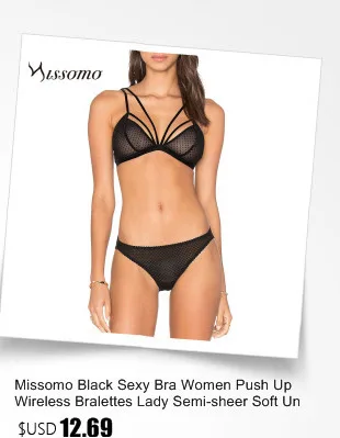 Missomo Для женщин Кружево Halter Bralette Комплект женский сексуальный бюстгальтер Краткое Наборы для ухода за кожей бесшовные Провода Цветочные Нижнее бельё Тонкий дамы белье