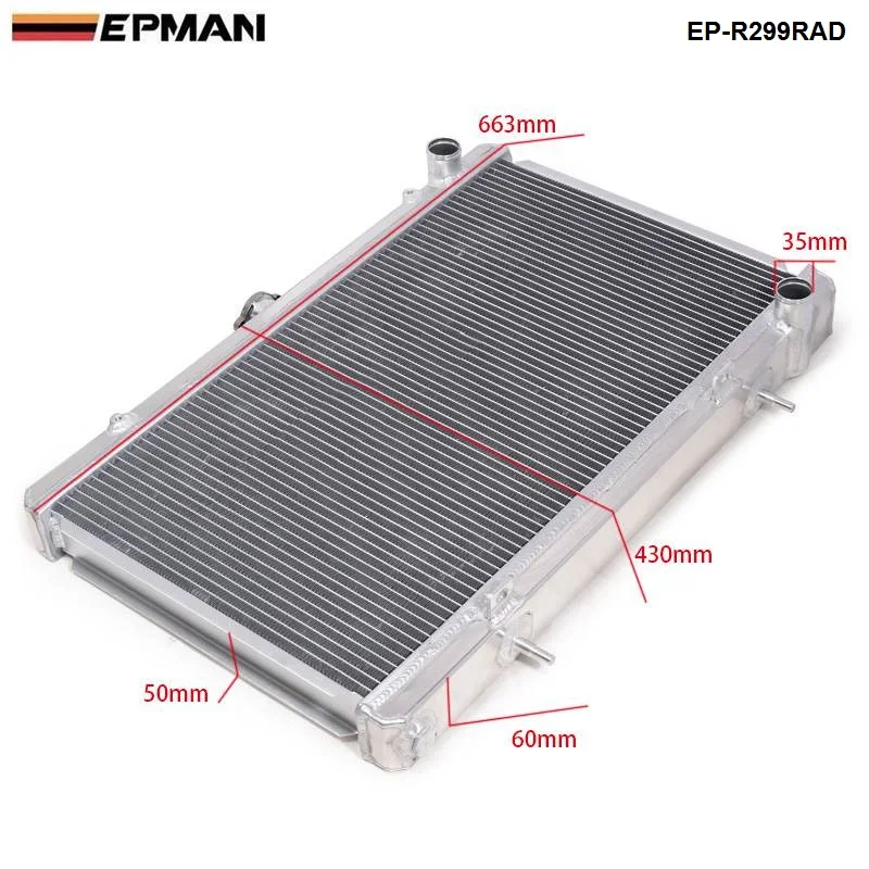 Характеристики 50 мм 2 ряда флейта для Nissan Skyline R32 RB20/25 89 93 ручная работа|radiator for