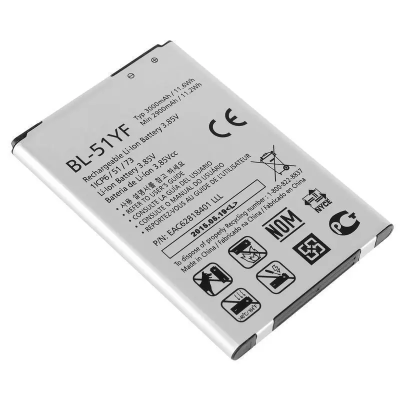 Детали GTF о новом аккумуляторе 3000 мАч BL 51YF для LG G4 H810 H811 LS991 VS986 US991 Stylo|battery for lg g4|battery