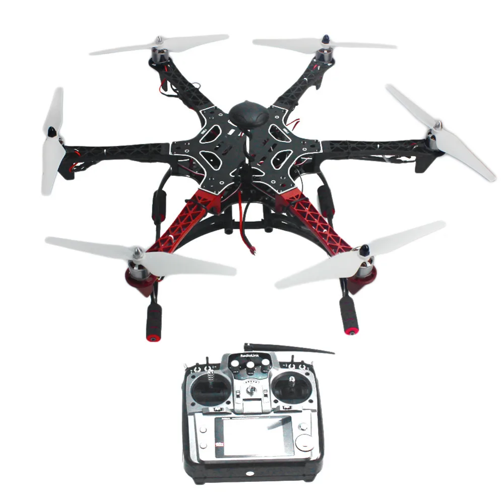 

RC Aircraft Hexacopter Helicopter ARF Drone with AT10 TX/RX 550 Frame GPS APM2.8 Flight Controller No Battery F05114-AR