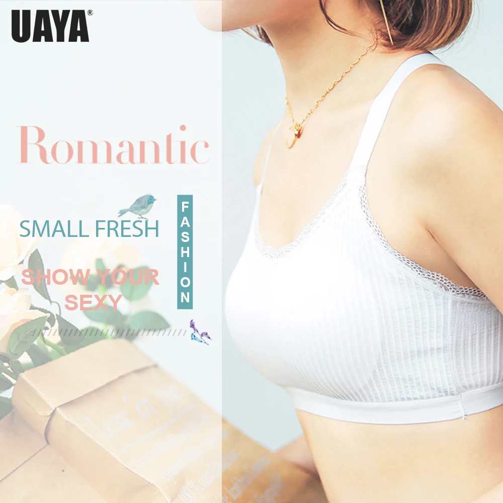 UAYA 2019 бесшовный новый модный бюстгальтер с резьбой жилет Топ бюстгальтеры для