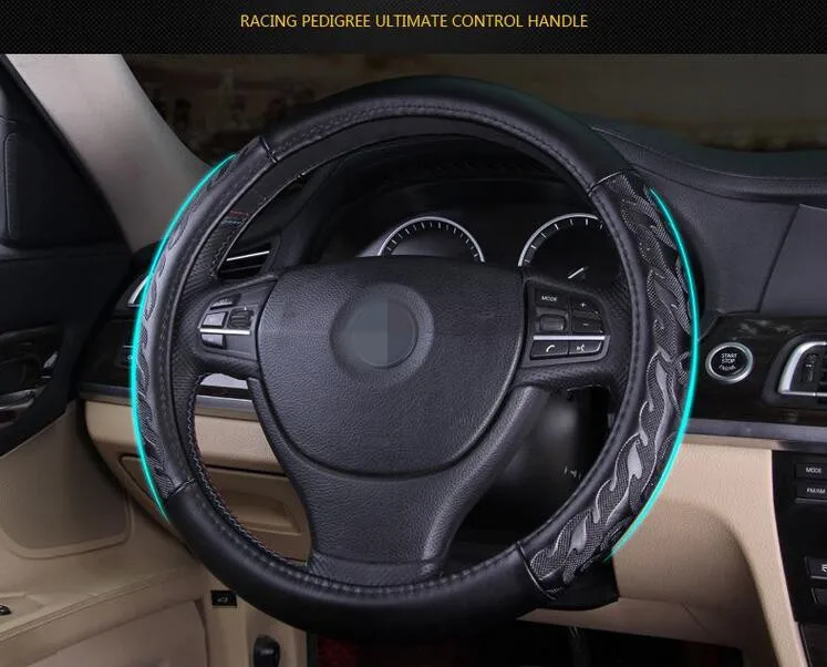 Кожа автомобилей руль наборы эргономичный дизайн массаж рук для повышения