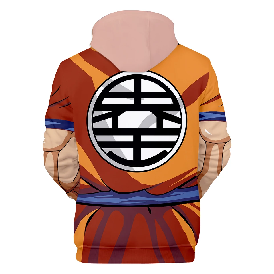 Hot Sale Dragon Ball Z 3D Hoodies Men/Women Harajuku Style Sweatshirt poleron Dragon Ball Anime Hoodie Pullover Streetwear