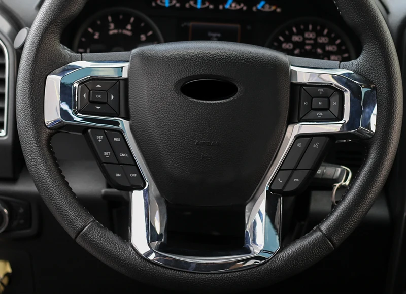 Для Ford F150 F 150 2015 2017/для ford Expedition 2018 abs аксессуары для интерьера рулевого колеса