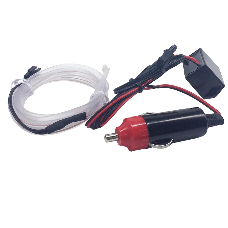 2m Neon Light Auto Car Decor lamp Flexible EL Wire Rope Tube Waterproof LED Strip With Controller | Автомобили и мотоциклы