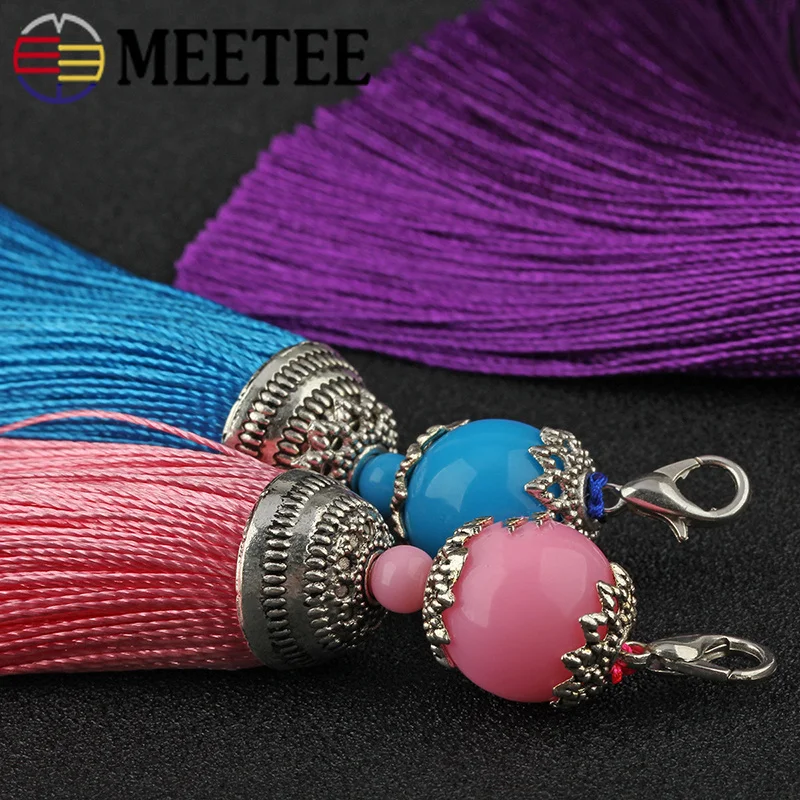 Meetee 5 шт. 11 см Разноцветные кисти Бахрома DIY Висячие занавес для ушей Одежда