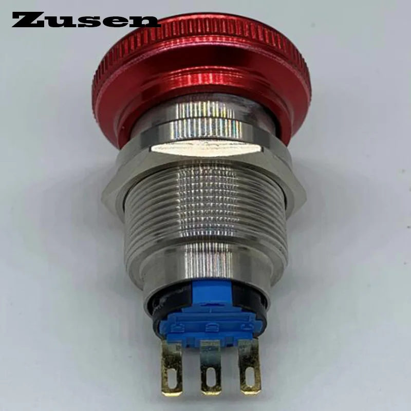 Zusen 22 мм металлический аварийный переключатель кнопка ZS22 11T/S|Выключатели| |