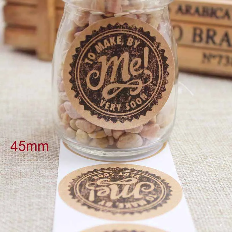 1000 шт Круглые персонализированные логотипы продукты штрих код этикетки