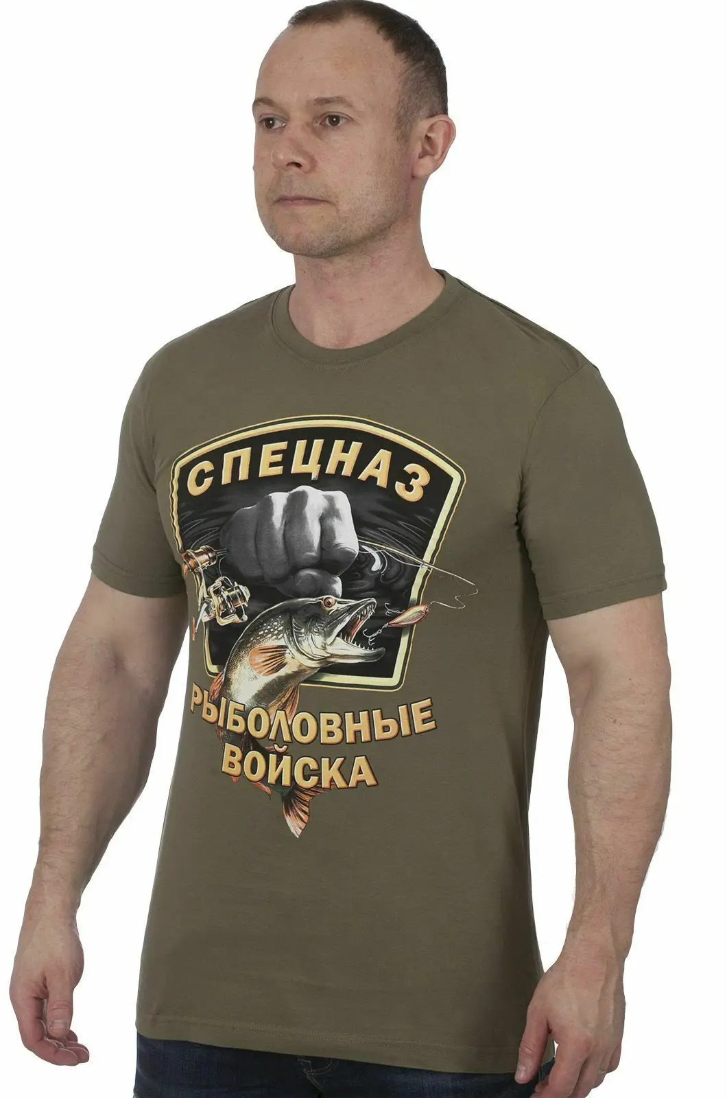 Русская Хлопковая мужская Военная Рыбацкая футболка хип-хоп мужские футболки мода