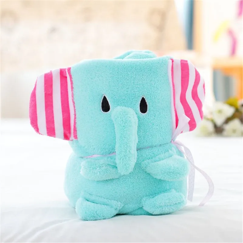 

Baby Coral Fleece Blanket Baby Bath Towel Cute Cartoon Animal Shape Baby Towel Blankets 8 Styles