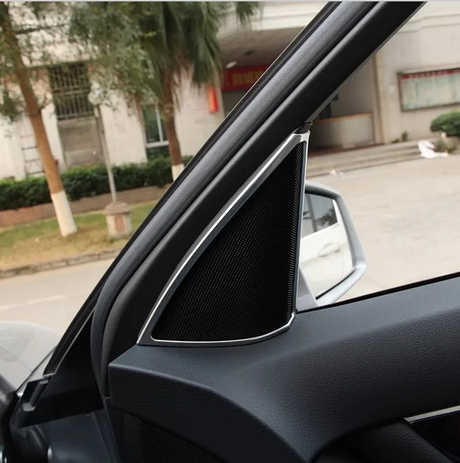 Хромированная Автомобильная дверная акустическая Накладка для Mercedes Benz C Class W204 C180