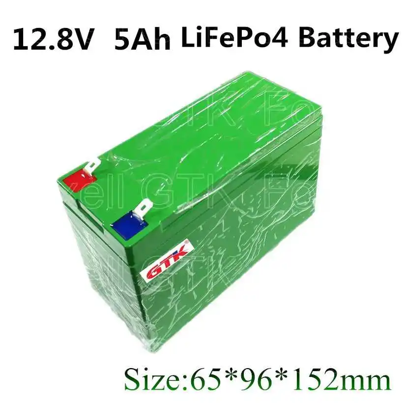 Lifepo4 батарея в пластиковой коробке ABS 12 V 5Ah 8Ah литиевая для солнечного уличное
