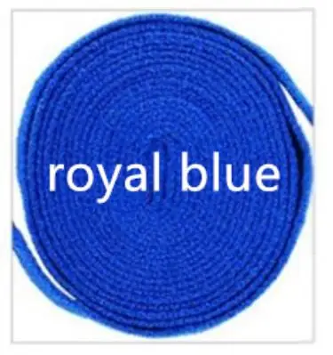 3 Pairs Royal blue EID/3 пары; 100 см; высокое качество; полиэстер; модная спортивная повседневная обувь; однотонные кружевные шнурки на плоской подошве; Cordones Zapatilla; 15 цветов; шнурки - Цвет: 3 Pairs Royal blue