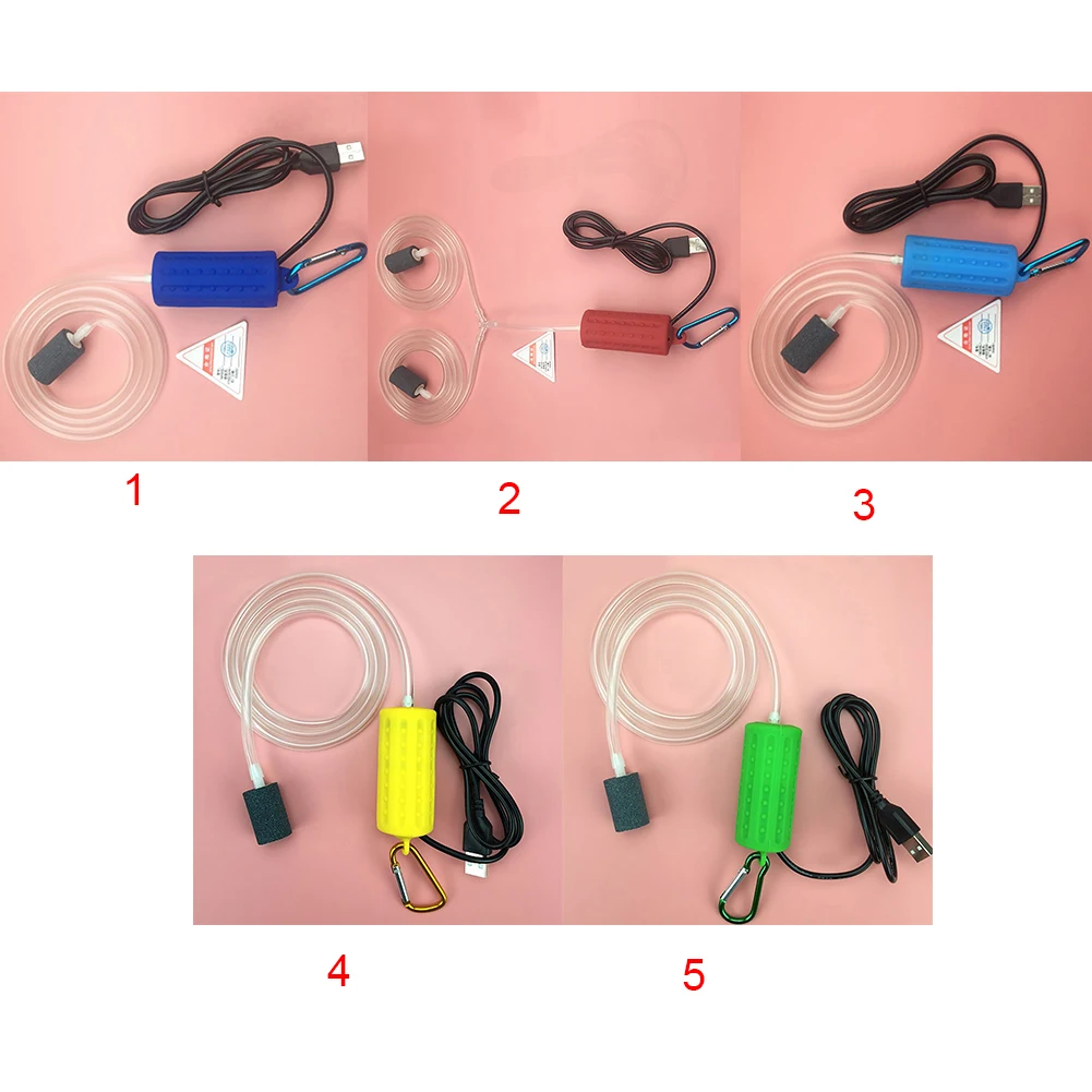 Новинка Лидер продаж миниатюрный аквариум с USB кислорода воздушный насос