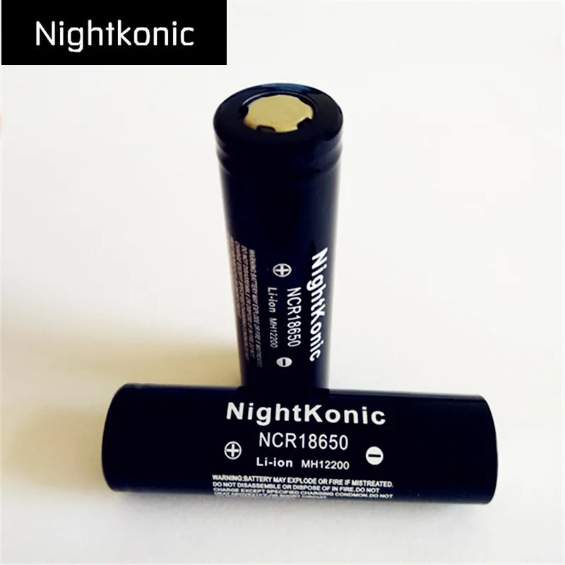 Оригинальный nighonic 4 шт./лот 18650 аккумулятор 2000 мАч 3 7 В литий ионный черный|18650