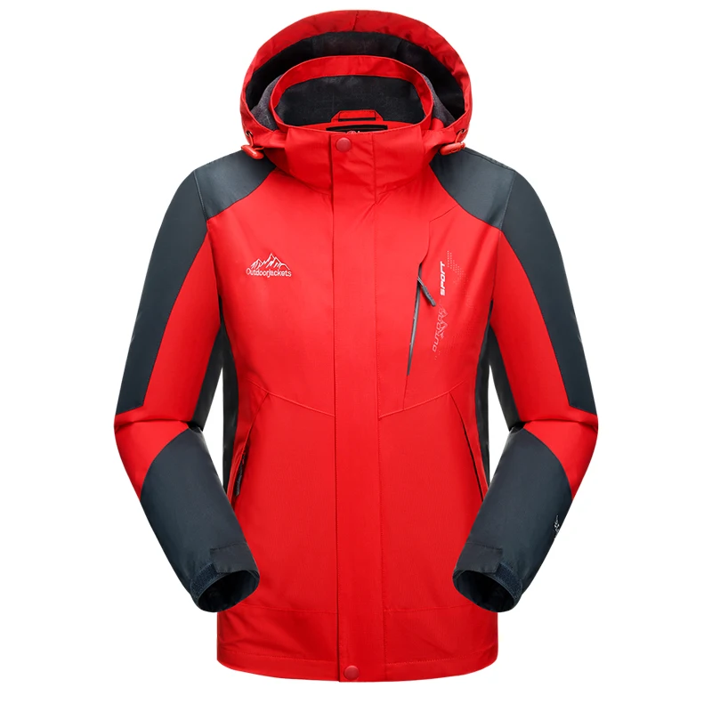 Брендовые весенне-осенние дышащие водонепроницаемые флисовые куртки мужские