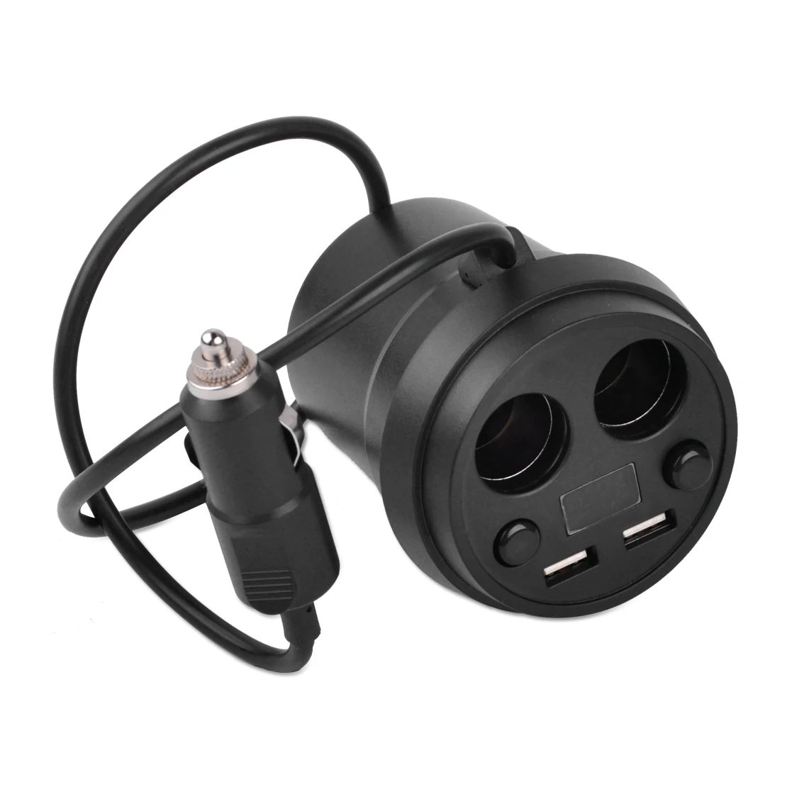 Автомобильное зарядное устройство DWCX с двумя USB портами и светодиодным