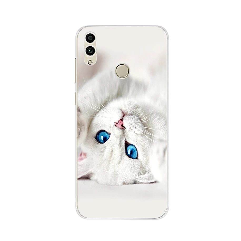 Чехол для Huawei Honor 8C мягкий чехол из ТПУ с узорами P Smart 2019 Play 8X 10 20i 10i Mate 20 Lite