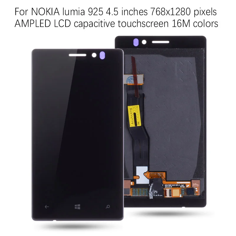 4," AMOLED lcd для NOKIA lumia 925 lcd сенсорный экран дигитайзер с рамкой Замена для lumia 925 дисплей RM-893