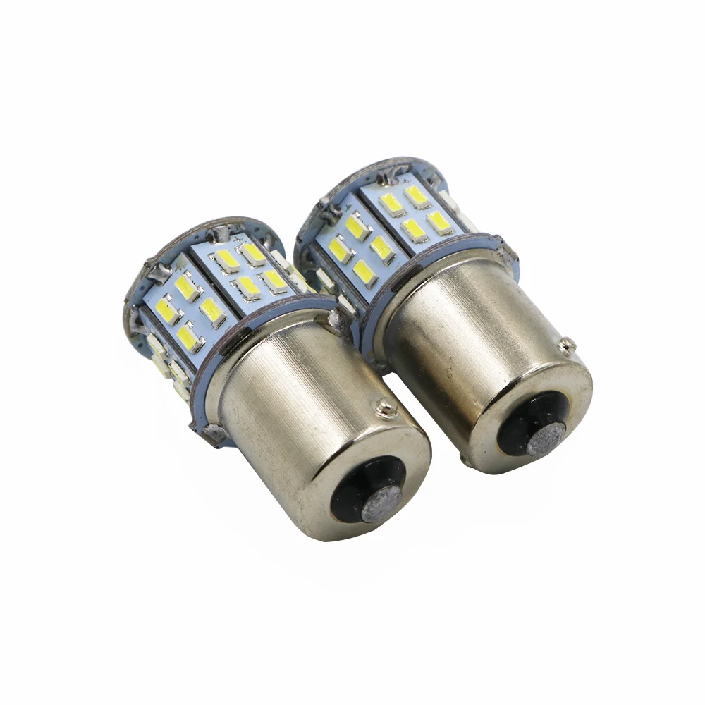 YSY 100 шт. 24 В Белый 3014 50 SMD Светодиодные лампы S25 1156 BA15S P21W автомобилей резервного