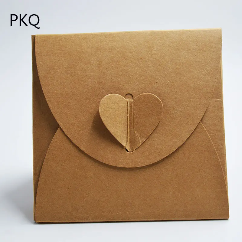 5 шт чехол для CD из крафт-бумаги пустые конверты Подарочный конверт CD/DVD бумажный