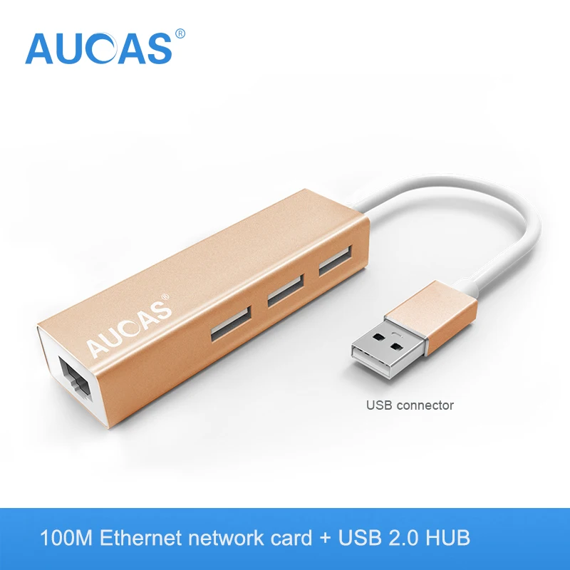AUCAS Ethernet Adapter Network Card USB 3.0 2.0 to RJ45 Lan for Windows Micro Switch | Компьютеры и офис