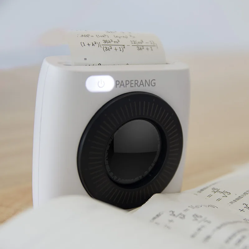 Портативный карманный принтер PAPERANG P2 с Bluetooth термопечать фотопечать HD наклейка