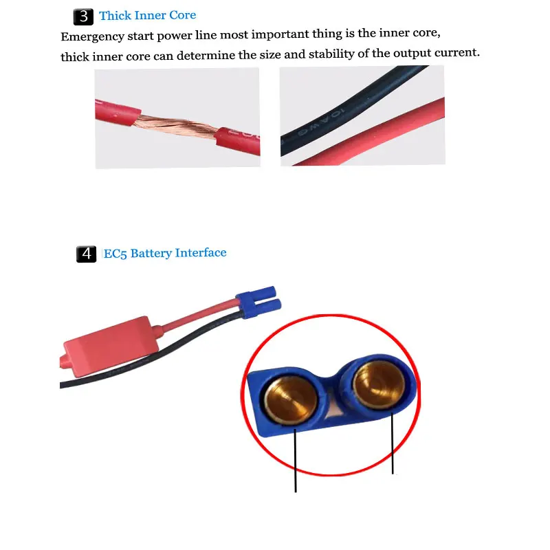 Зажимы зажим аварийный свинцовый кабель для автомобиля грузовика стартер