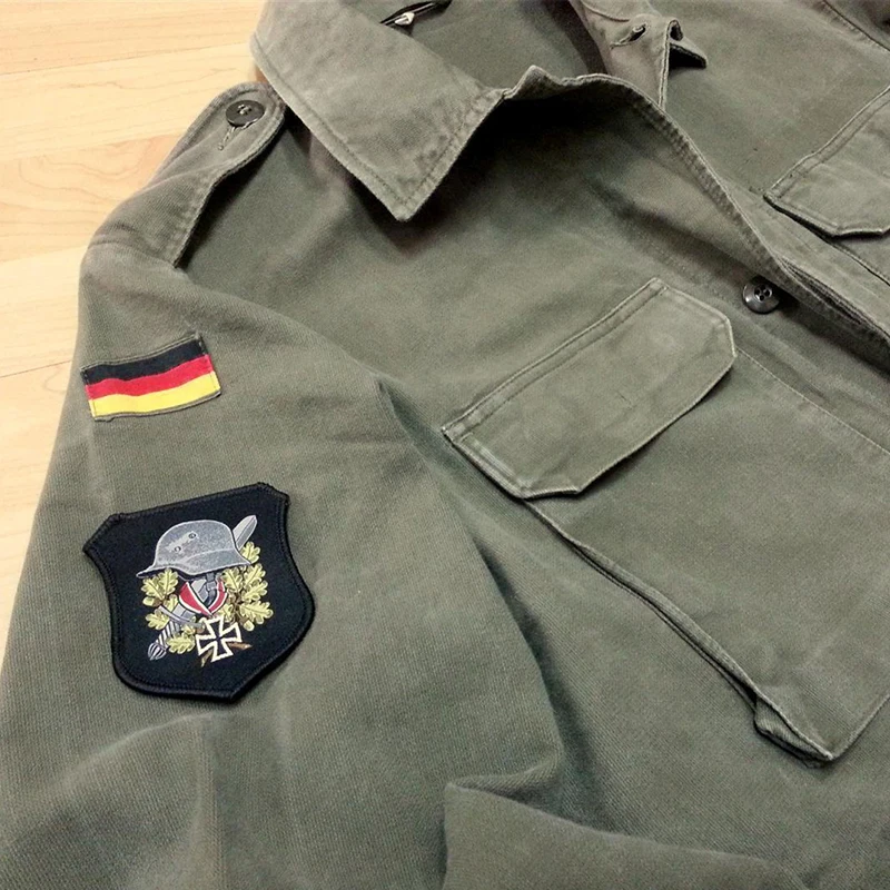 

German Helmet Woven Patch