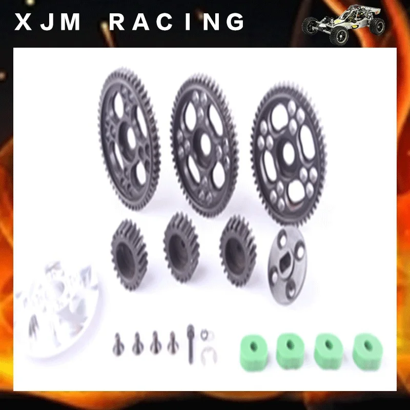 

1/5 rc car High speed revolution Gear ratio 20T 21T 22T/54T 53T 52T for 1/5 scale hpi km baja 5b/5t/5sc toy parts