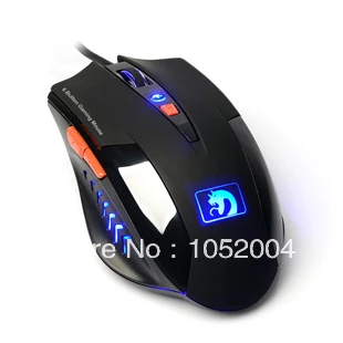 Бесплатная доставка! Xinmeng Mamba II 6 кнопок игровая мышь M398 USB мышь Синяя светодиодная мышь для LOL CF DOTA