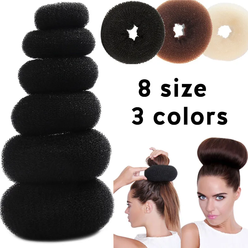 Резинка для укладки волос в пучок|sponge hair styling|sponge hairhair styling tools |