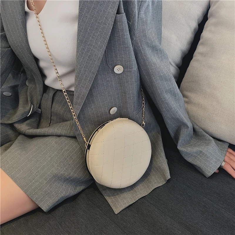 2019 all-new European and American fashion integrated circular cross-body bag single-shoulder qq186 | Багаж и сумки