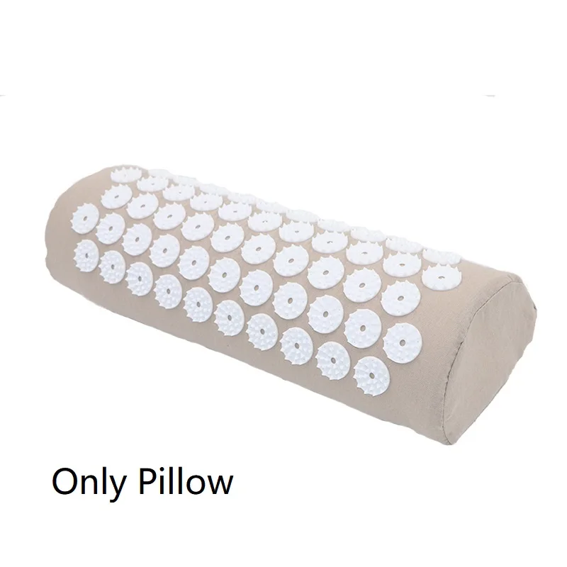 basic pillow-grey Акупрессура коврик Mssage Набор ковриков и подушка набор для облегчения боли в спине/шее и расслабления мышц снимает стресс, Sciatic Pain - Цвет: basic pillow-grey