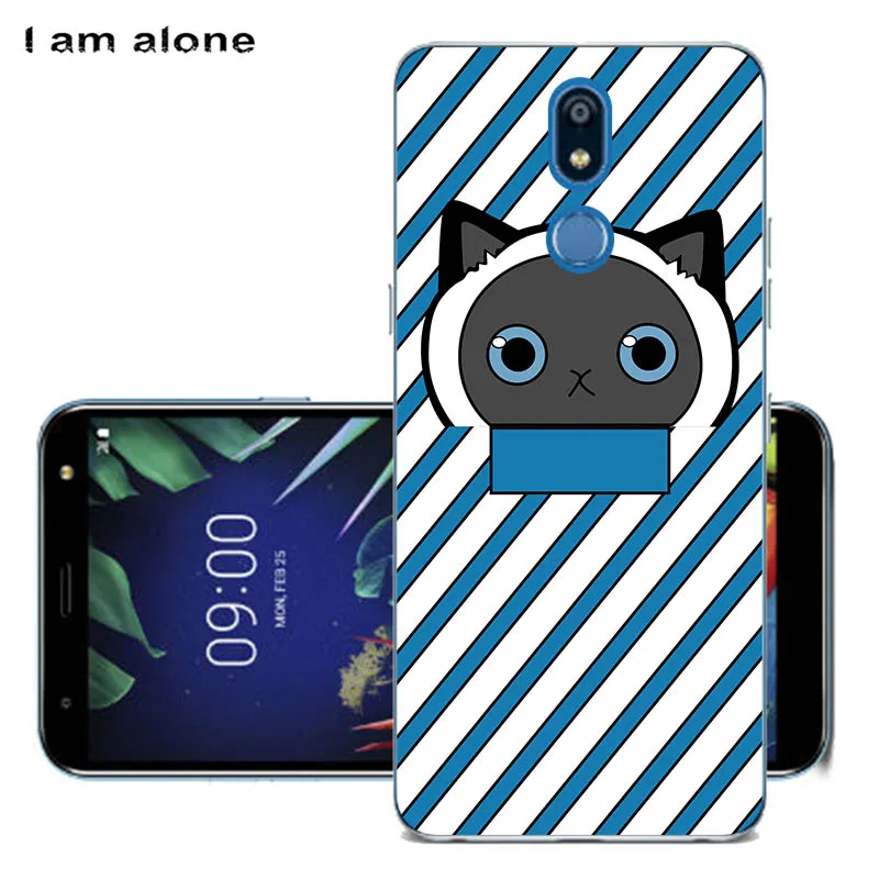 Чехлы для телефонов I am alone для LG K40 5,7 дюйма, термополиуретановые чехлы с милым рисунком, модные чехлы для LG K40 - Цвет: Solf TPU AA45