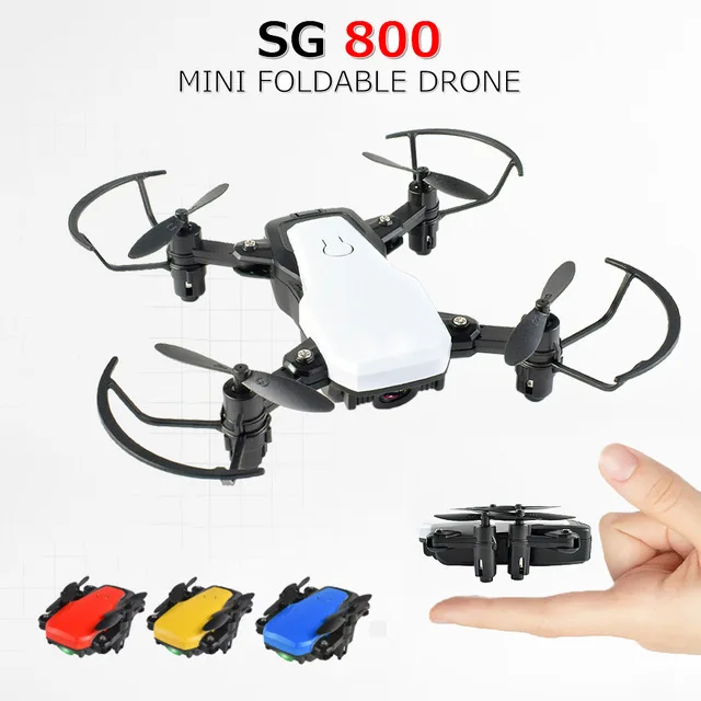 2018 SG800 Drone 2 4G FPV мини селфи RTF с Wi Fi камерой HD микро Радиоуправление Quadcopter VS S9 S9W E58