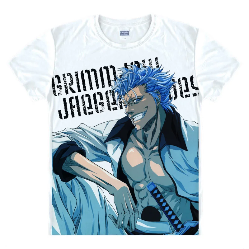 Аниме Bleach косплей Aizen Sousuke футболки с короткими рукавами принтом Kurosaki Ichigo Hitsugaya