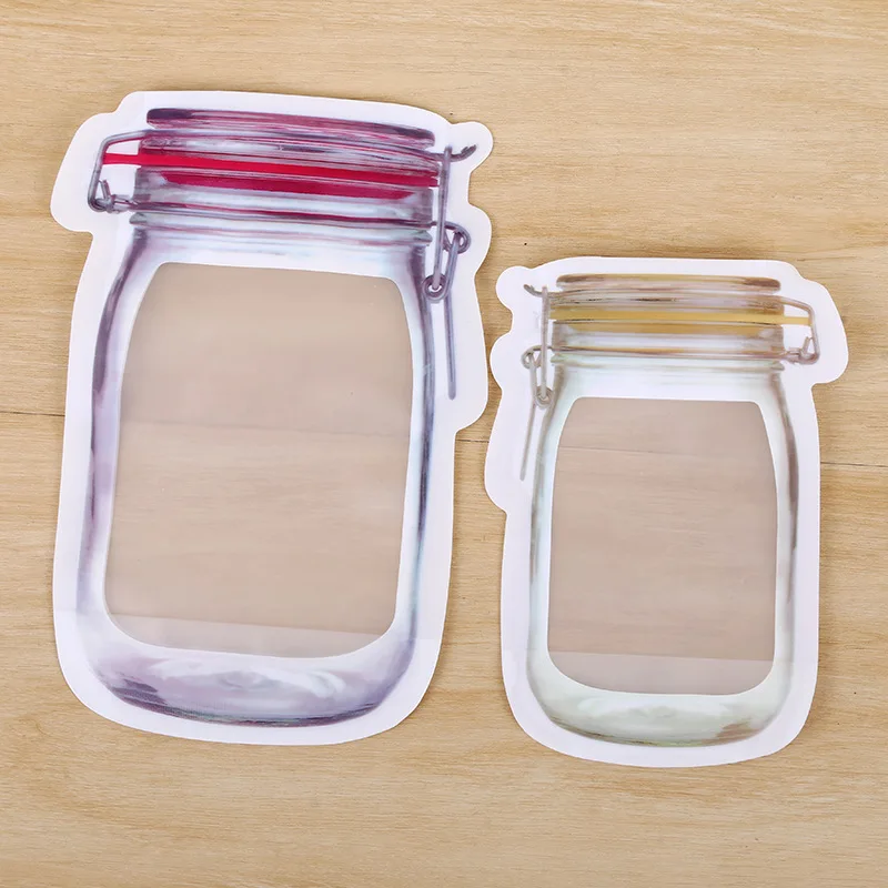 3 шт./лот пластиковые пакеты орехи печенье конфетные закуски удобные герметичные