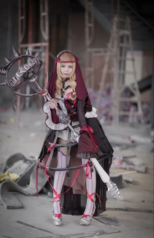 [Сток] новая игра SINoALICE фигура Святого монаха маленький красный Ridinghood Униформа Хэллоуин Косплей Костюм для женщин готическое платье лолиты