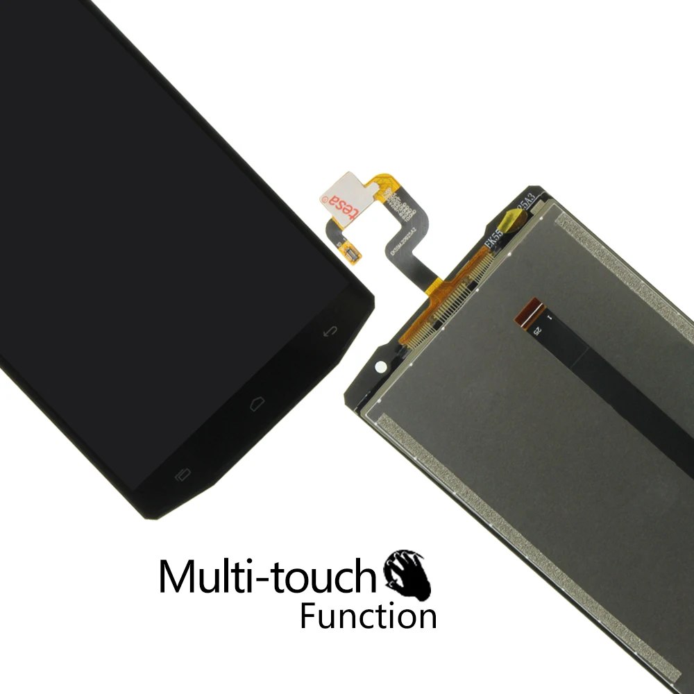 Srjtek 5 для oukitel k10000 k 10000 черный ЖК-дисплей + сенсорный экран стеклянная панель