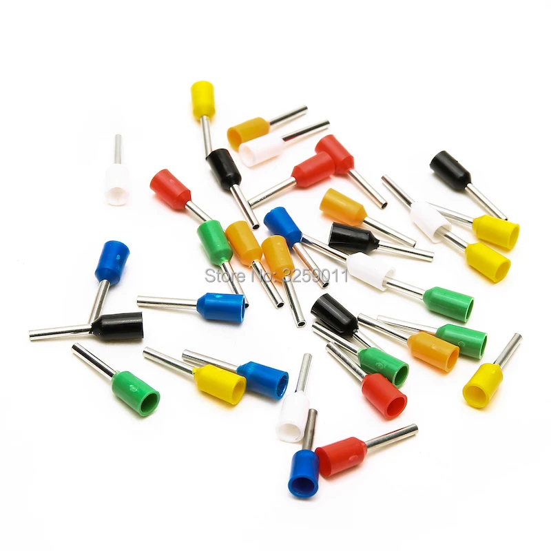 

5000PCS VE0508 AWG 22 Electrical Crimp Terminal Block Tubular Wire Connector Cable End Bootlace Ferrule Terminals 0.5mm E0508