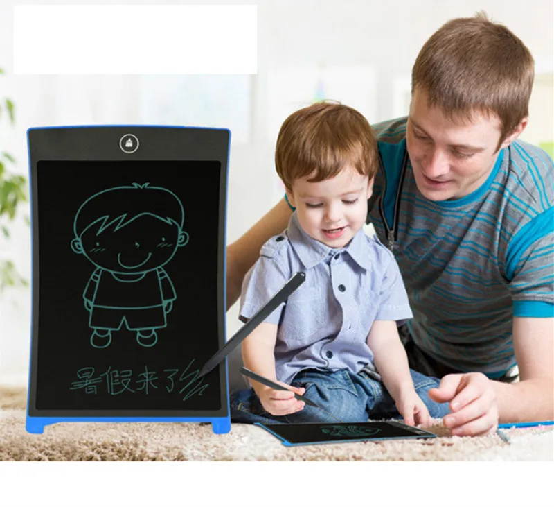 Игрушки для рисования, 8,5 дюймов, ЖК-дисплей, детская доска, планшет, стирается, ультратонкая электронная записывающая доска, электронный безбумажный блокнот для рукописного ввода