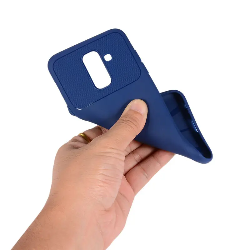 Для Samsung A6 Plus чехол Мягкая Матовая силиконовая задняя крышка сумка для телефона