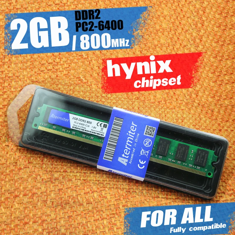 Новая память DDR2 2 Гб с чипсетом hynix 800 МГц для настольного ПК Память DIMM 240