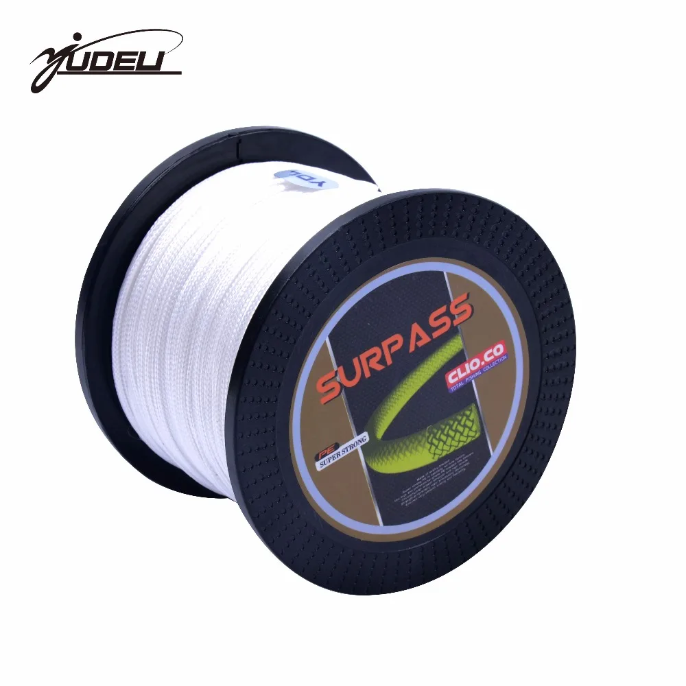 

100 m 0.3~3mm 26~300kg / 50~660LB white Submarine Fishing Line 16 Braided Wire PE Rope Submarine Cable Throwing Pistol Rope