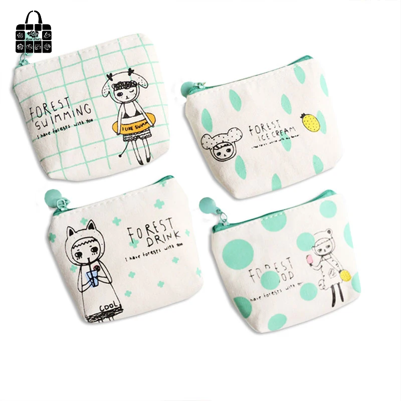 Розовый дневник новинка милые холщовые кошельки на молнии для девочек и