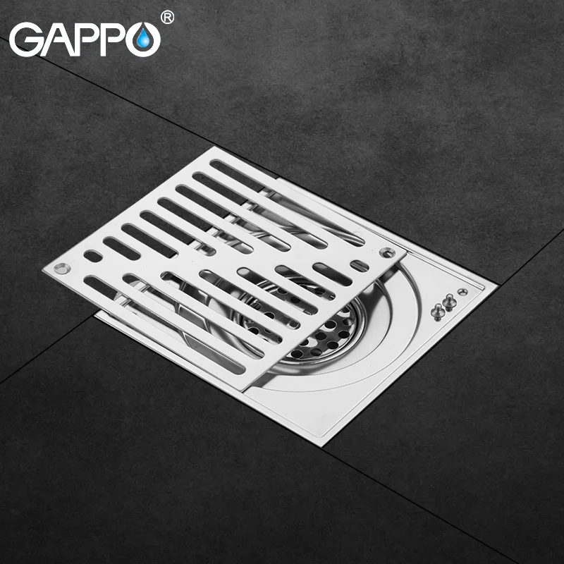GAPPO дренаж из нержавеющей стали для ванной комнаты пола крышка анти запах душевая