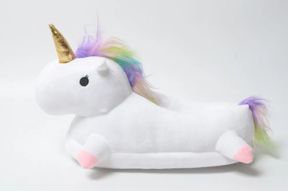 Модные шлепанцы с единорогом Pantufa Unicornio Соблазнительные женские Chausson Licorne Один