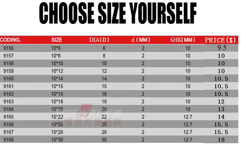 Фрезы из сплава 10 мм 6 1 шт.|bit switch|bit timesbeads for hair extensions |