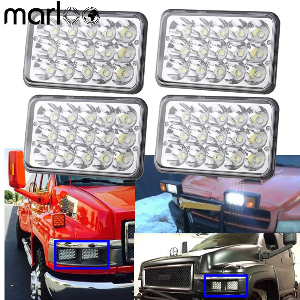 Marloo 4X6 светодиодный море луч/поперечная балка для Ford GMC TopKick C4500 C5500 грузовики Chevrolet